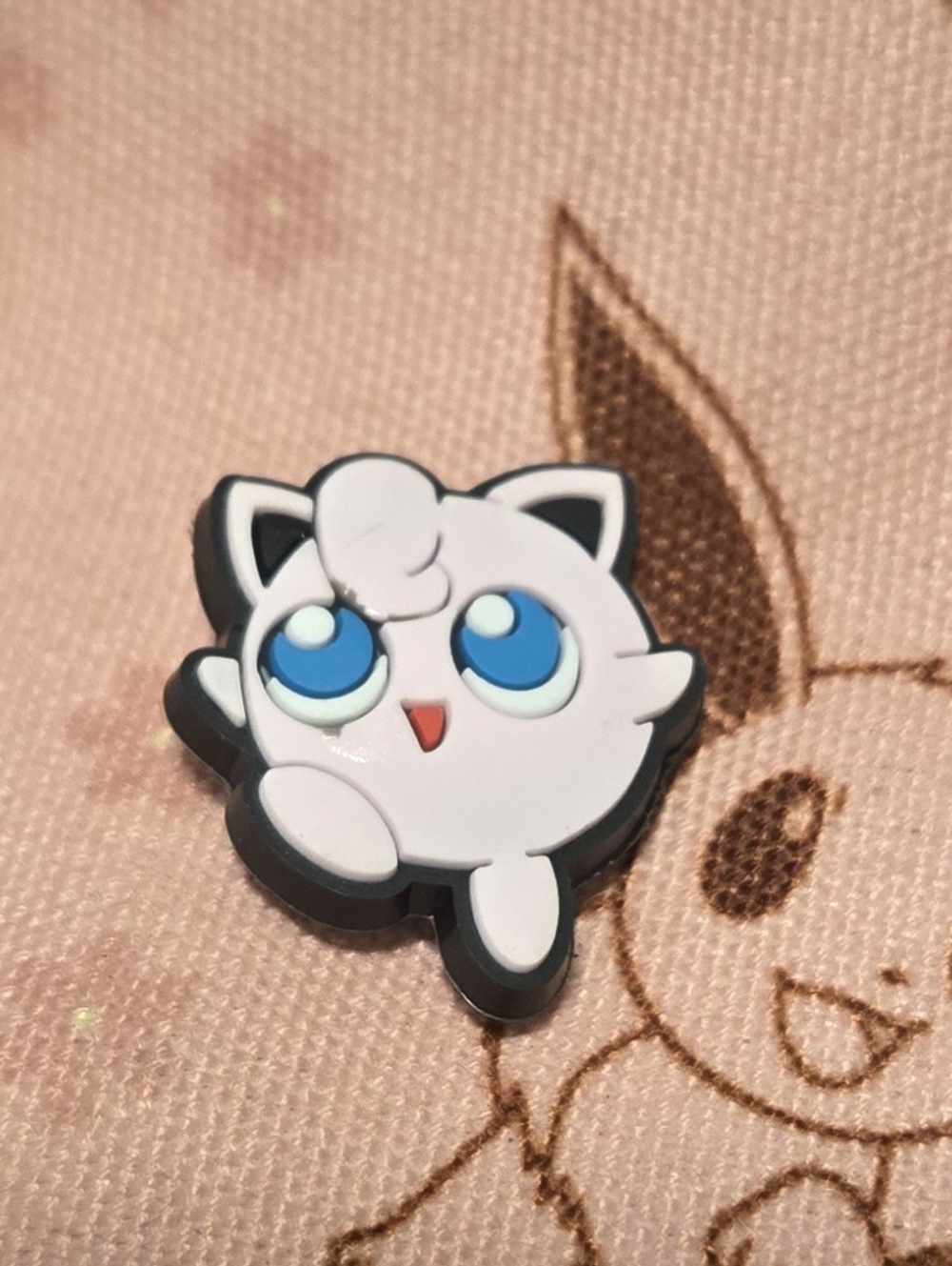 Jigglypuff Croc Charm Pokémon Cute Blue Eyes Mini Kawaii Shoe Charm
